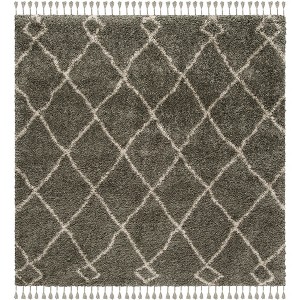 Moroccan Fringe Shag MFG241 Power Loomed Indoor Rugs - Safavieh - 1 of 4