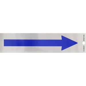 Hillman English Silver Arrow Decal 2 in. H X 8 in. W - Case of 6 - 1 of 1