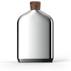 Nambe Vie Leakproof Drinking Flask, Stainless Steel & Acacia Wood Stopper, Hip Flask for Wedding Party Gift Outdoor Activities - 2 of 4