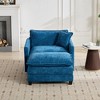 TUYOHW Cloud Sofa Ottoman, Modular Accent Ottoman with Double Layer Cushion, Breathable Chenille Fabric Footstool for Living Room - 3 of 4