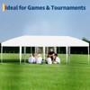 10x30 Pop Up Canopy with 8 Sidewalls - Heavy Duty Outdoor Canopy Tent with Portable Roller Bag - 4 of 4