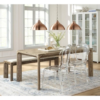 Farmhouse Copper Dome Pendant Light 13.98" Wide with Industrial Rustic Charm