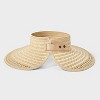 Packable Straw Essential Visor Hat - Shade & Shore™ - 3 of 4