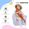 Infurnic Kids Sofas Polyester Kids Sofa Set with Glow in the Dark Star Designfor Bedroom, Livingroom, Kid Room, Multicolored, 19.7"*15.4"*17.3" - 2 of 4
