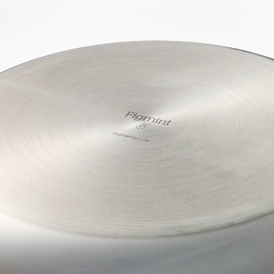 10 Uncoated Stainless Steel Frying Pan - Figmint™