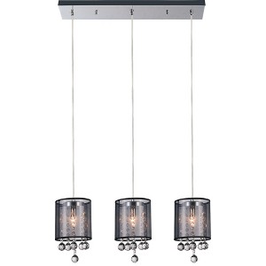 CWI Lighting Radiant 3 Light Multi Light Pendant With Chrome Finish - 1 of 1