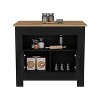 NicBex Kitchen Island Cart with 1 Open Shelves and 2 Door Cabinets,Kitchen Island with Storage,Modern Kitchen Cart,Island Table for Kitchen - 4 of 4