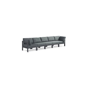 Meridian Furniture,Nizuc Water Resistant Fabric Outdoor Patio Modular Sofa - 1 of 4