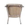 International Concepts Set of Two Cosmo Chairs, Washed Finish - 3 of 4