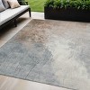 HomeRoots 5' X 8' Rust And Gray Abstract Washable Indoor Outdoor Area Rug - 2 of 4