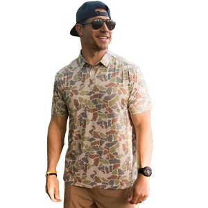 Burlebo Men's Performance Short Sleeve Polo Golf Shirt - 1 of 2