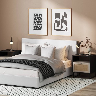 Nathan James Set of 2 Mina Rattan Nightstands - Thumbnail 3