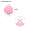 Unique Bargains Aluminum Stamping Round Laser Engraving Blanks Dog ID Tags 25 Pcs - 2 of 4