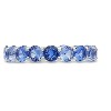 SHINE by Sterling Forever Sterling Silver Rainbow CZ Eternity Band Ring - 3 of 3