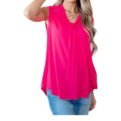 Women's Uptown Girl Tie Blouse - White Birch