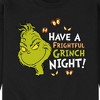 Men's - Dr. Seuss - The Grinch Halloween Frightful Night Graphic Fleece Sweatshirt - image 2 of 4