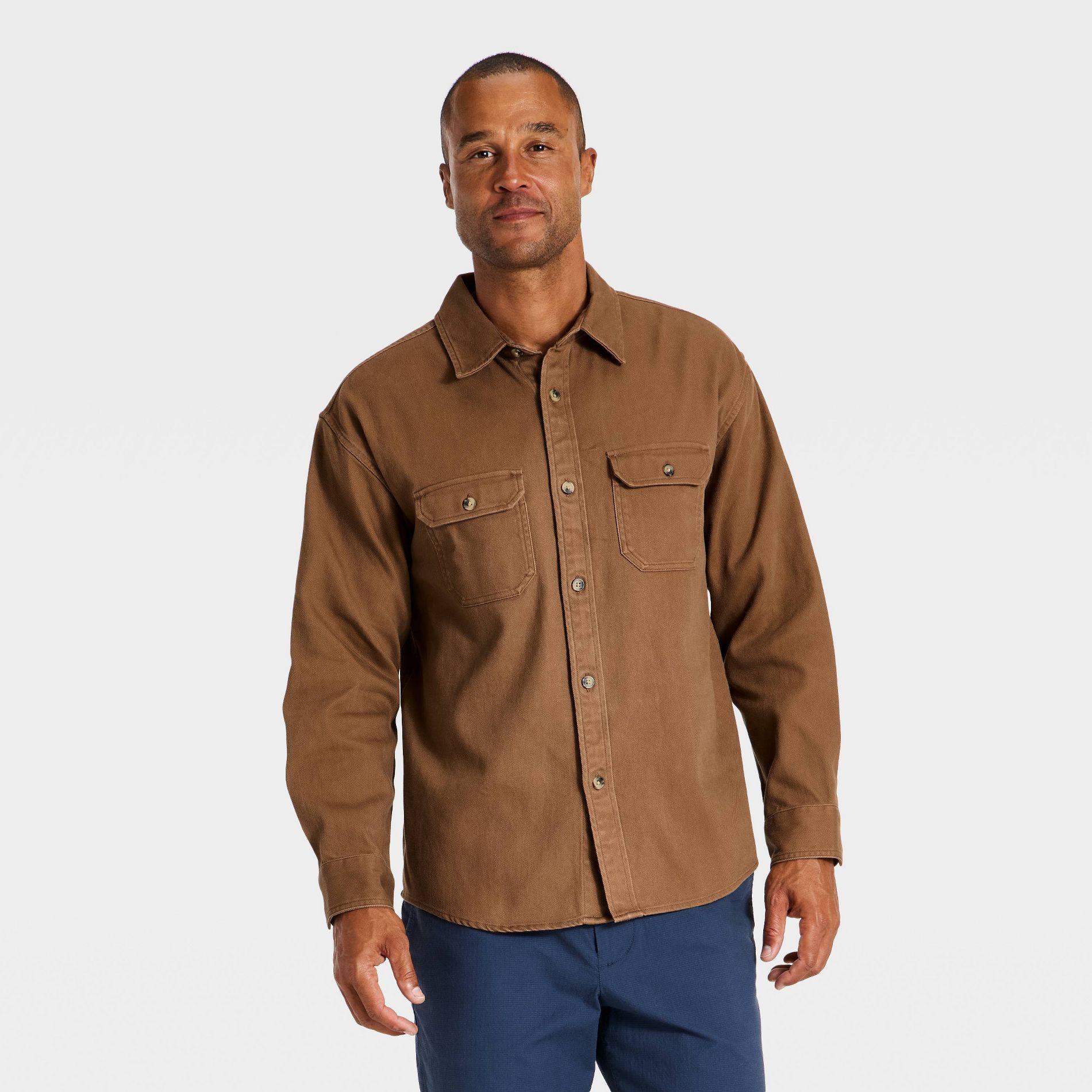 Men's Vintage Long Sleeve Utility Shirt Jacket - Goodfellow & Co™