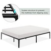 Metal Low Bed Frame, 6 Inch Twin Size Platform Bed Frames, Heavy Duty Mattress Foundation - 4 of 4