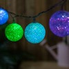 Northlight LED Sparkly Globe String Lights - 7.5 ft White Wire - 10ct - 3 of 4