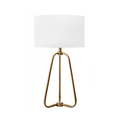  nuLOOM Captiva 26" Metal Table Lamp Lighting - Brass 25.5" H x 14" W x 14" D 