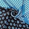 INSPIRE CHIC Women's Contrast Color Polka Dots Printed Square Satin Symmetrical Neck Scarves 1Pc - 4 of 4
