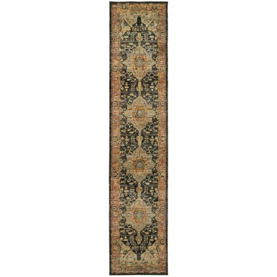 Oriental Weavers Andorra 7138B Gold/ Brown Indoor Area Rug - 2'6" x 12'