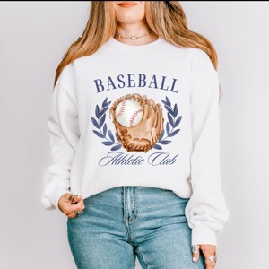 Simply Sage Market Baseball Athletic Club Sweatshirt - 1 of 4
