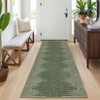 2x6 Hallway Runner Rug Low Pile Machine Washable Rugs Modern Stripe Geometric Foldable Minimalistic Carpet with Rubber Backing for Entryway Hallway - 2 of 4