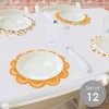 Big Dot of Happiness Little Pumpkin - Fall Birthday Party or Baby Shower Round Table Decorations - Paper Chargers - Place Setting For 12 - 2 of 4