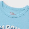 Kids' Adaptive Short Sleeve 4th of July Baseball Graphic T-Shirt - Cat & Jack™ Blue - 3 of 3