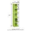 HOMLUX 5-Tier Cube Bookcase Bookshelf Storage Organizer Living Room, Bedroom, Kids Room - 3 of 4