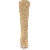 Allegra K Women's Pointy Toe Sparkle Glitter Stiletto Heel Knee High Boots - 3 of 4