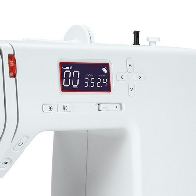 Bernette b37 White Computerized Sewing Machine with LED Light