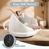 Gericco 47" Giant Bean Bag Chair for Adults - Comfy Plush Shell Soft Accent Chair, Oversized Cozy Lounge Floor Sofa Reading Chair - 3 of 4