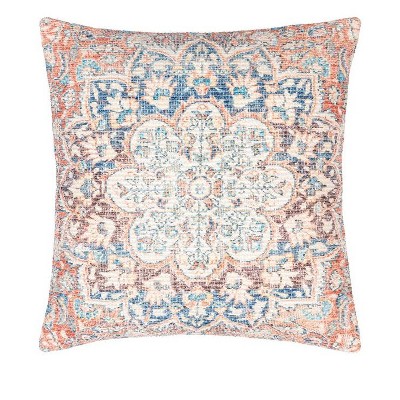 Mark & Day Chorio Traditional Sky Blue Throw Pillow