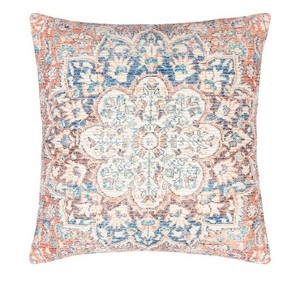 Mark & Day Chorio Traditional Sky Blue Throw Pillow - 1 of 4
