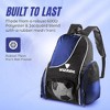 Vizari Solano Soccer Backpack With Ball Compartment and Vented Ball Pocket and Mesh Side Cargo Pockets for Adults and Teens - 2 of 4