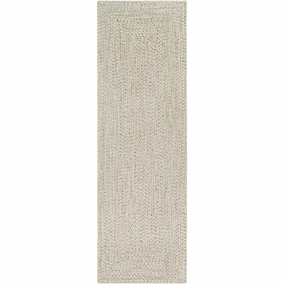 Hauteloom Beige Braided Faux Jute Rug