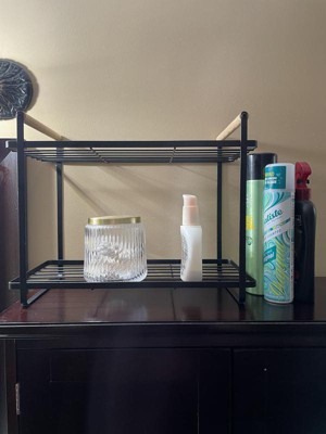 Tiered Vanity Organizer Black - Brightroom™