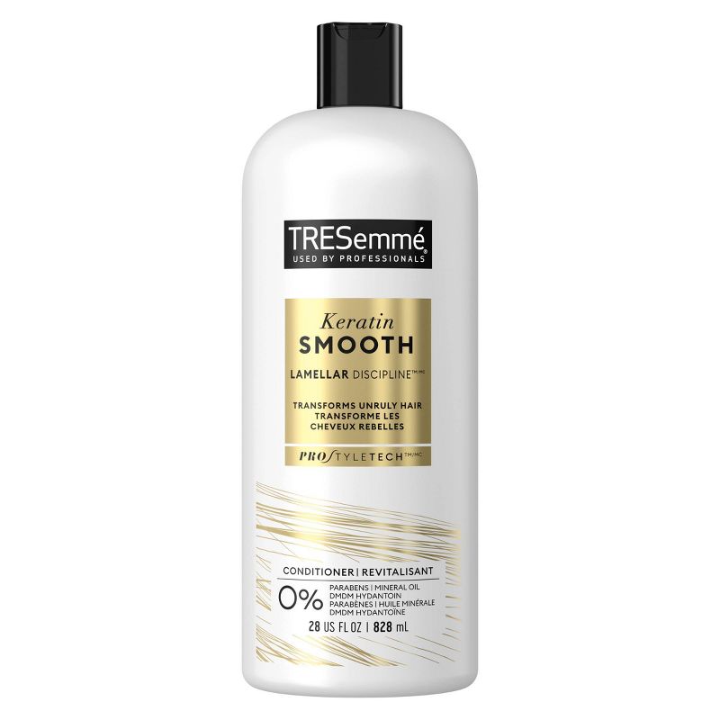Tresemme Keratin Smooth Formulated with Lamellar-Discipline Conditioner for Frizzy Hair - 28 fl oz, 3 of 11