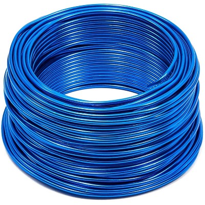 Bright Creations 12 Gauge Blue Aluminum Wire for DIY Arts and Crafts, Jewelry Making (101 Feet)