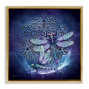 Stupell Industries Dragonfly & Celtic Knot, 18" x 18" - 1 of 4