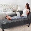 Whizmax Modern Armless Chaise Lounge with Solid Wood Legs, Upholstered Sofa Recliner Lounge Chair for Bedroom Living Room Office Room - 4 of 4