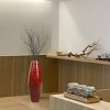 Uniquewise Bamboo Cylinder Shaped Floor Vase - Handcrafted Tall Decorative Vase - Ideal for Dining Room, Living Room, and Entryway - 2 of 4