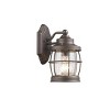 Chloe Lighting Lucan Transitional 1 Light Rubbed Bronze Outdoor Wall Sconce 10" Height - 2 of 3