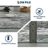 Abstract Runner Rug, Washable Stain Resistant Carpet with Non-Slip Backing, Low Pile Floor Cover for Kitchen Hallway Laundry Bedroom - 2 of 4