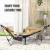 Tangkula Portable Folding Hammock Free Standing Hammock W/ Stand-Folds&Carrying Bag&Anti-Slip Buckle&Storage Pocket - 2 of 4