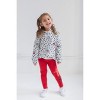 Mickey Mouse & Friends Minnie Mouse Girls Pullover Fleece Hoodie T-Shirt and Leggings 3 Piece Outfit Set Toddler - 3 of 4
