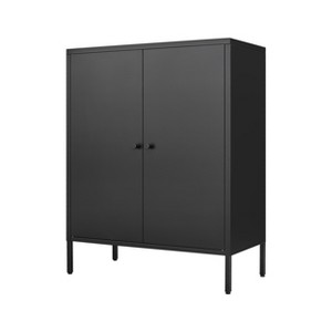 DOMETOUR Kitchen Storage Cabinet Pantry Cabinet Buffet Server Accent Sideboard with Doors - 1 of 4