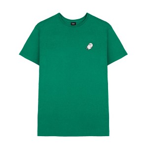 Dalix Ghost Embroidered Soft Cotton Short Sleeve T Shirt Mens - 1 of 4